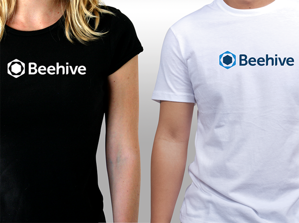 Beehive蜂窝非营利性孵化器品牌标志设计